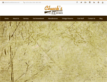 Tablet Screenshot of chucksfirearms.com